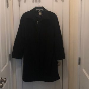 Black Harve Bernard trench coat